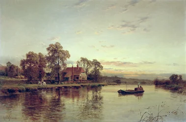 Flusskahn in Lewisham